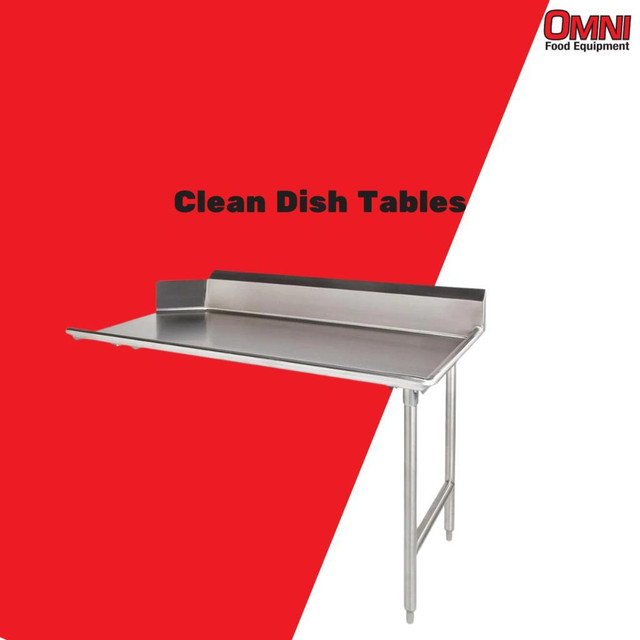 BRAND NEW Commercial Dishwashers and Dish Tables--GREAT DEALS!!! (Open Ad For More Details) dans Autres équipements commerciaux et industriels - Image 2