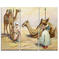 Made in Canada - Design Art Old Colonial Illustration - 3 Piece Graphic Art on Wrapped Canvas Set