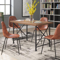 Williston Forge Callison Solid Wood Dining Table
