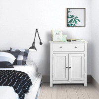 Red Barrel Studio Room Lockers With Doors And Shelves And Drawers, White Bathroom Cabinets Kitchen Cabinets Sideboards,