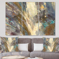 East Urban Home Farmhouse Premium 'Fire and Ice Minerals IV' Painting Multi-Piece Image on Canvas