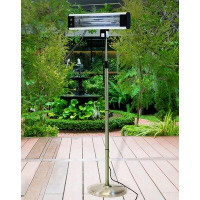 EdenBranch Adjustable Height Standing Patio Heater W/ Remote Control