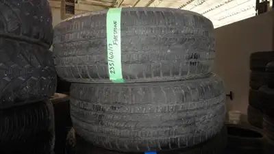 235 60 17 4 Firestone Destination Used A/S Tires With 85% Tread Left