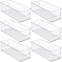 Sorbus Sorbus Plastic Storage Bins Stackable Clear Pantry Organizer Box Bin Containers For Organizing Kitchen Fruit, Veg