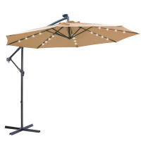 Arlmont & Co. Markson 90.5'' Lighted Cantilever Umbrella