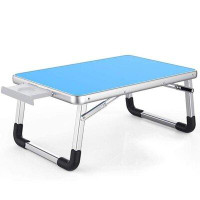 Inbox Zero Laptop Desk Bed Table Foldable Tray - Use On The Couch, Floor, Bed - Reading, Writing, Drawing, Computing, Ea