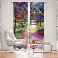 East Urban Home Lined Window Curtains 2-Panel Set For Window From East Urban Home By David Lloyd Glover - French Apple O