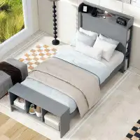 Latitude Run® MDF+LVL Plywood Platform Bed