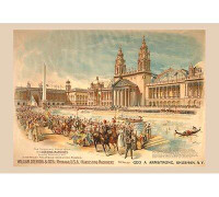 Buyenlarge 'Triumphal Procession, Columbia Expo William Deering' Framed Painting Print