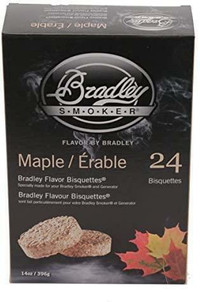 Bradley Smokers Flavored Smoking Bisquettes Maple BTM24