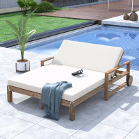 Millwood Pines Outdoor Daybed Seating 2 People for Poolside