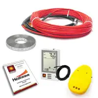 Heatwave by Heatizon Systems HeatWave Floor Heating Cable 120V with Ground Fault Programmable Thermostat
