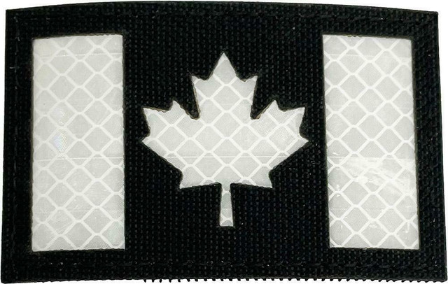 MATRIX® 2 x 3 REFLECTIVE CANADIAN FLAG PATCHES AVAILABLE IN RED, BLACK, AND MULTICAM -- Show off your Canadian pride! in Other - Image 3