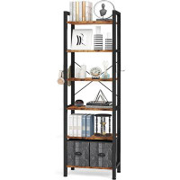 17 Stories Bernell 71" H x 20" W Metal Book Cabinet Bookcase