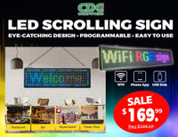 Led Sign Scrolling Sign 40×8 inch
