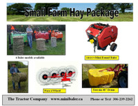 FREE SHIPPING Small Farm Mini Baler Hay Package