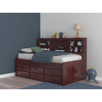 Viv + Rae Beckford 6 Drawer Solid Wood Daybed with Bookcase by Viv + Raeâ?¢