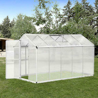 10ft x 6ftx 6.5ft Portable Outdoor Walk-In Cold Frame Greenhouse Aluminum Frame / Heavy duty Greenhouse for sale