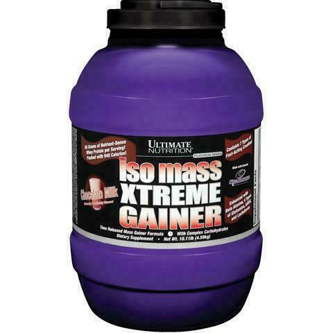 ISO MASS XTREME GAINER 10.11LBS - PROTEINE GAIN MUSCULAIRE - ULTIMATE NUTRITION in Health & Special Needs in Greater Montréal