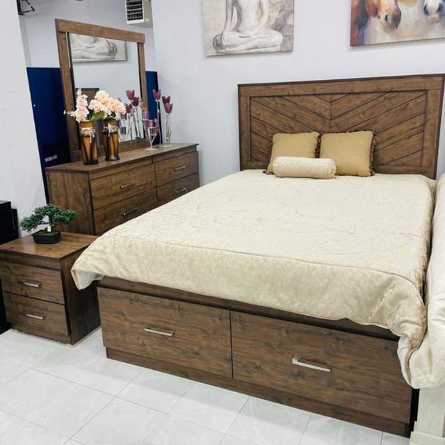 Solidwood Bedroom Set on Big Sale!! in Beds & Mattresses in Ontario - Image 2