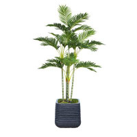 Vintage Home 74.57" Artificial Palm Tree in Planter