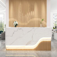 Wildon Home® Simple modern reception desk