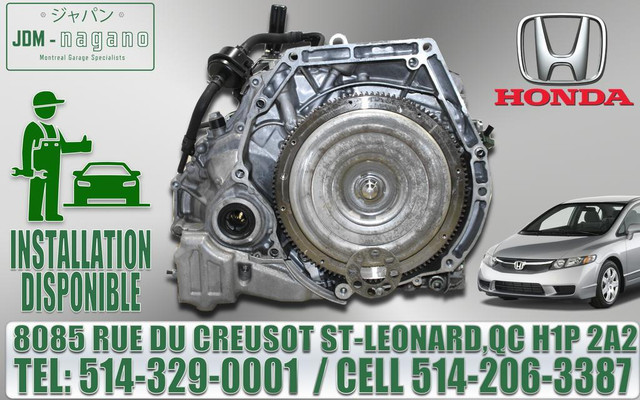 Transmission Automatique Honda Accord 2003 2004 2005 2006 2007 2.4L Auto Automatic 03 04 05 06 07 Accord in Transmission & Drivetrain in Québec - Image 3