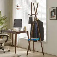 Latitude Run® Digregorio Solid Wood Freestanding 3 - Hook Coat Rack