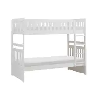 Spring Sale!!  Transitional Style, White Finish Twin/Twin Bunk Bed