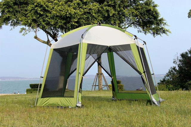 Quick-Set Portable Camping Outdoor Gazebo Canopy Shelter Hexagonal Outdoor Tent Canopy- 249284 in Other Business & Industrial in Toronto (GTA)