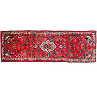 Isabelline One-of-a-Kind Bugiada Hand-Knotted 1970S 11' 4 X 3' 6 Area Rug in Multi Colour