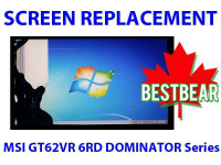 Screen Replacement for MSI GT62VR 6RD DOMINATOR Series Laptop