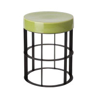 17 Stories Drum End Table