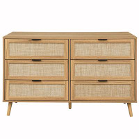 Bay Isle Home™ Modern 6 Drawer Dresser Wood Cabinet