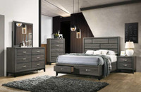 MEGA sale unlocked  Buy Now , Save Now!! queen 6 pieces bedroom set with storage  $1199. HIGH RISE bed frames for $799