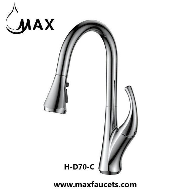 Pull-Out Three Functions Kitchen Faucet In Chrome Finish in Plumbing, Sinks, Toilets & Showers