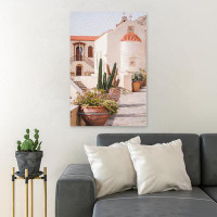 Foundry Select Cactus Plant In Pot 2 - 1 Piece Rectangle Graphic Art Print On Wrapped Canvas