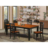 Darby Home Co Beesley Butterfly Leaf Solid Wood Dining Set