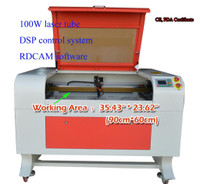 100W 6090 Co2 USB Laser Engraver Cutter Laser Engraving Machine Laser Tube # 130067