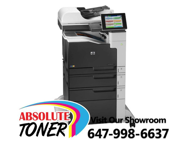 HP LaserJet Enterprise 700 M725dn Multifunction Monochrome Airprint, ePrint Laser Printer Copier Scanner, 11x17 in Printers, Scanners & Fax