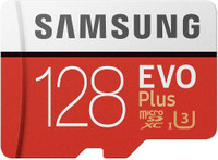 Samsung EVO Plus 128GB 100 MB/s micro SDXC Memory Card