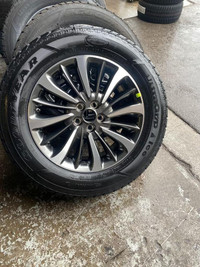 18 INCH OEM FORD LINCOLN WHEELS EDGE MKX WITH 245 60 R18 GOODYEAR ULTRAGRIP ICE AND SNOW 5x108 $1599