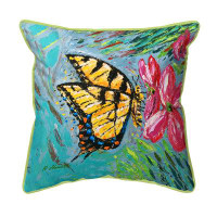 August Grove Palette Tiger Swallowtail Indoor/Outdoor Pillow