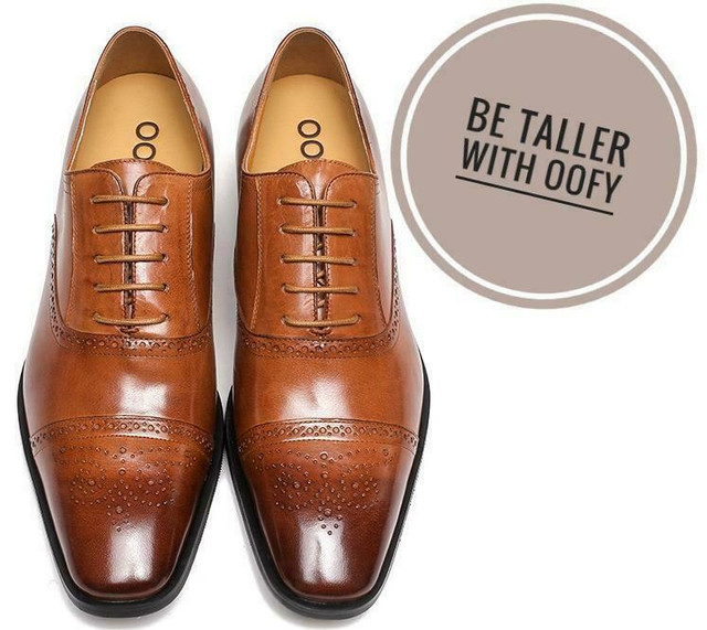 Soyez plus grand avec des chaussures OOFY pour les hommes qui augmentent la taille in Men's Shoes in Greater Montréal