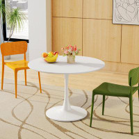 Wrought Studio Modern Round Dining Table With Round MDF Table Top