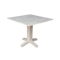Latitude Run® Runkle Dual Drop Leaf Solid Wood Dining Table