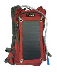 YUPAK Hydration Solar Charger Backpack with 7Watts Solar Panel & 10000 mAh Power Bank