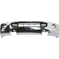 Bumper Face Bar Front Nissan Nv1500 2012-2021 Chrome With Fog Lamps , NI1002147