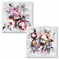 Charlton Home 'Bloom Where You Are Planted & Focus on the Good' 2 Piece Watercolor Painting Print Set