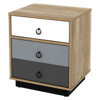 Longshore Tides Longshore Tides Nightstand With Drawer And Storage Cabinet Wooden Sofa Side Table End Table